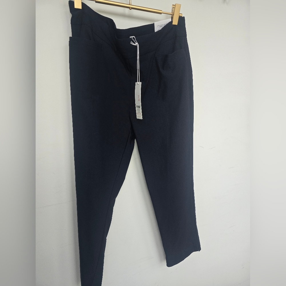 Chico's Navy Crop Brigitte Pants